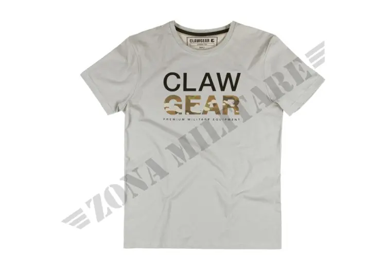 Maglietta Mc Tee Claw Gear Light Gray Version