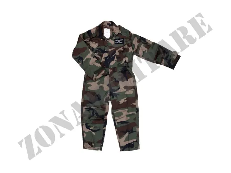 Tuta Pilota Bambino Colore Woodland