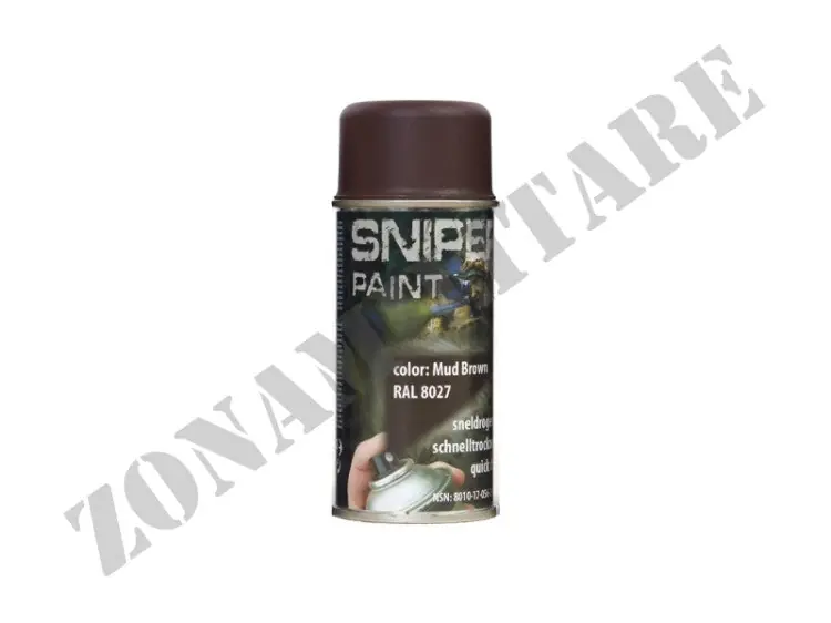 Vernice Spray Sniper Mk Da 150Ml Brown