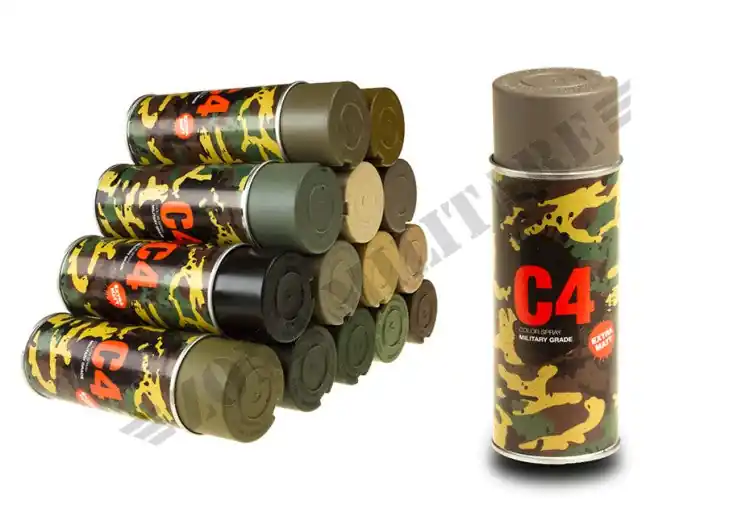 Vernice C4 Mil Grade Color Spray Ral7050 Armamat