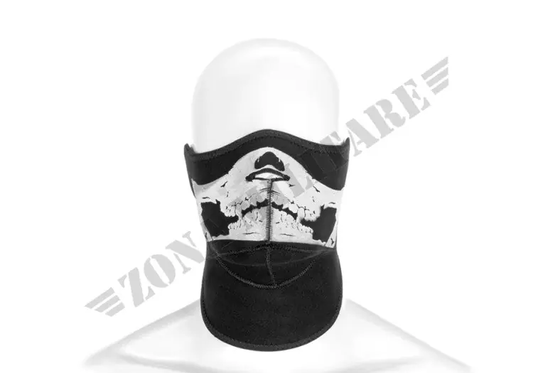 Death Head Neoprene Face Protector Invader Gear Black Color