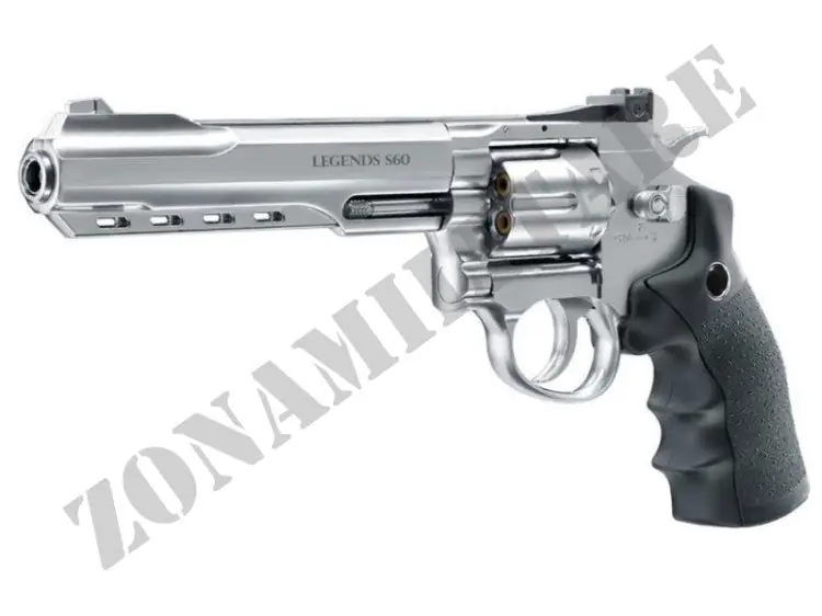 Revolver Legends Inox Canna 6‘‘ A Piombini Cal.4.5 Pot>7.5J UMAREX