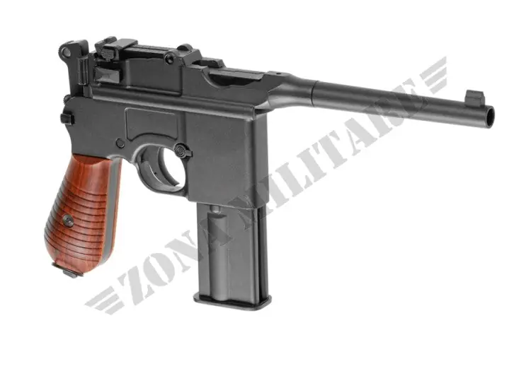 PISTOLA MAUSER C96 FULL METAL CO2 NERA KWC