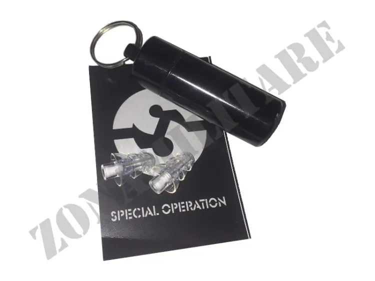 Tappi Per Orecchie Trasparenti Con Custodia Alluminio