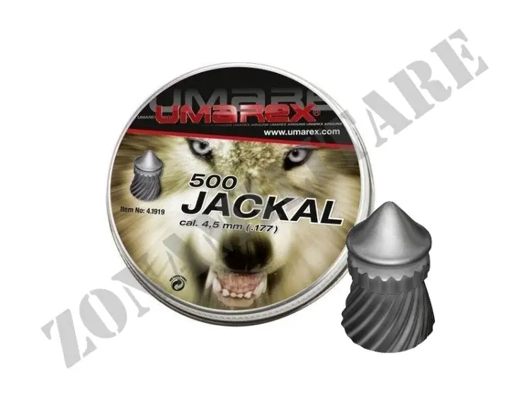 PIOMBINI JACKAL A PUNTA CON COLLO RIGATO CAL. 4,5 500 pcs UMAREX