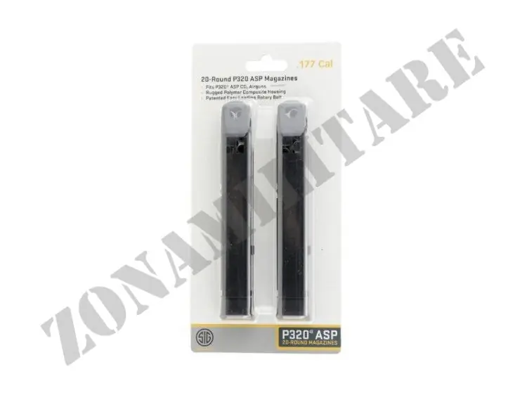 Caricatore Set 2 Caricatori Per Pistola X-Five Asp 20 Round