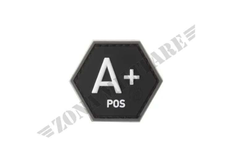 Patch Gommata Bloodgroup Hexagon A Positivo Jtg