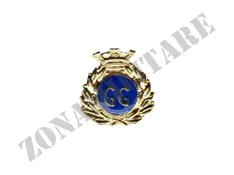 SPILLETTA GUARDIE GIURATE IN METALLO BLU E ORO CM 1,5