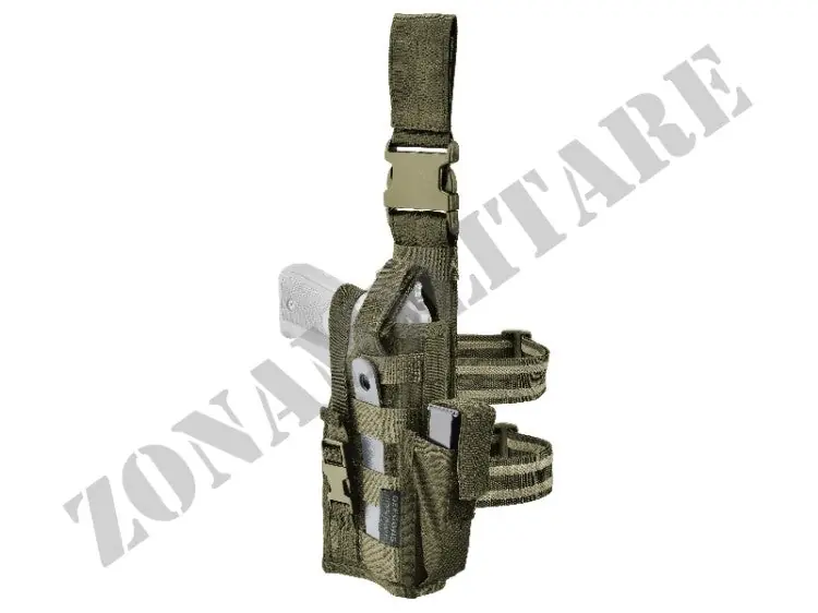 Fondina Cosciale Leg Pistol Holster Defcon 5 Od Green
