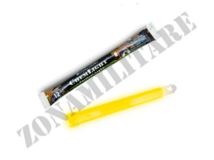 Cyalume Chemlight Giallo Durata 12H Defcon 5