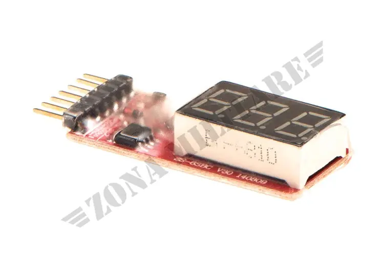 Simple Voltage Display 1-6S Lipo Voltage Meter Vb Power