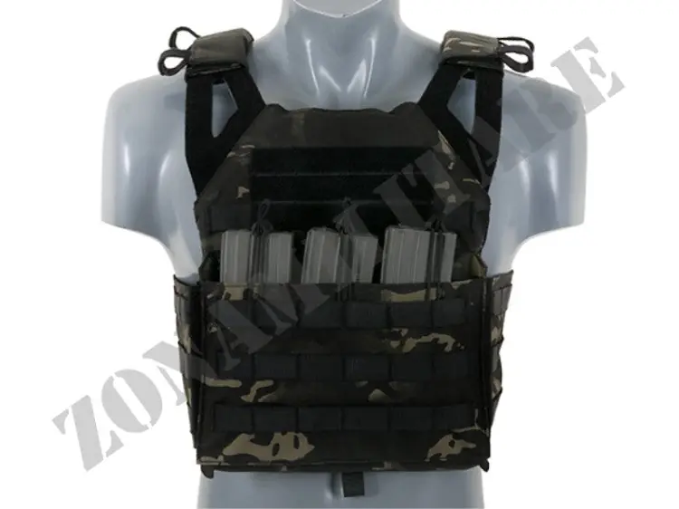 Tattico Jump Plate Carrier Cummerbund Multicam Black 8 Fields