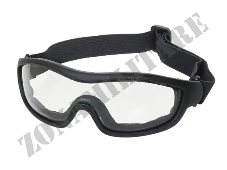 Occhiale A Maschera Lente Trasparente A Fascia Elastica 8 Fields