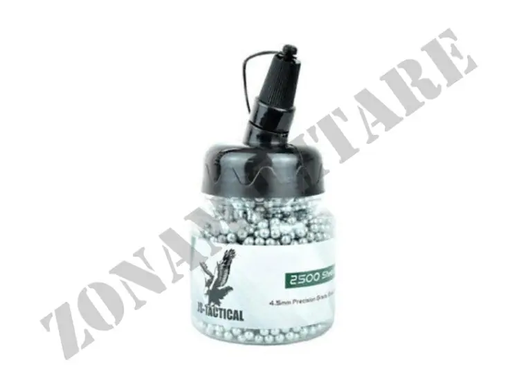 BIGLIE IN ACCIAIO CAL.4.5 CONFEZIONE DA 2500Bbs JS TACTICAL
