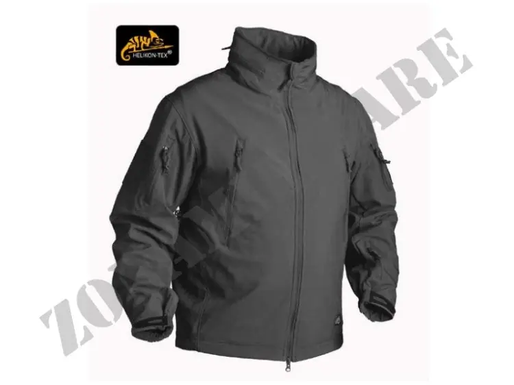 Giacca Softshell Gunfighter Nera Helicon-Tex