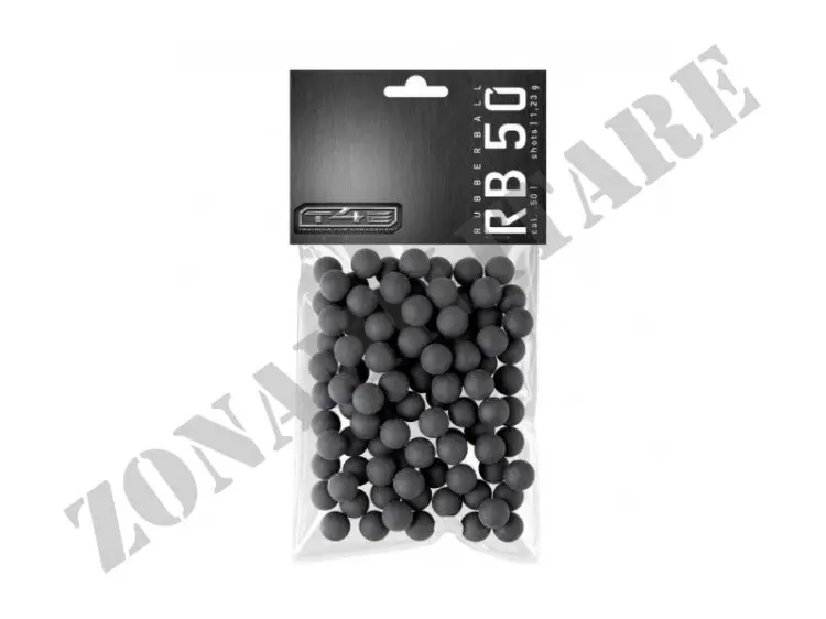 MUNIZIONI T4E IN GOMMA CAL. 50 PRECISION NERE 1,23G 100PCS UMAREX