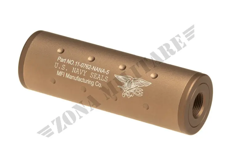 SILENZIATORE 107 mm NAVY SEALS CW/CCW DESERT FMA