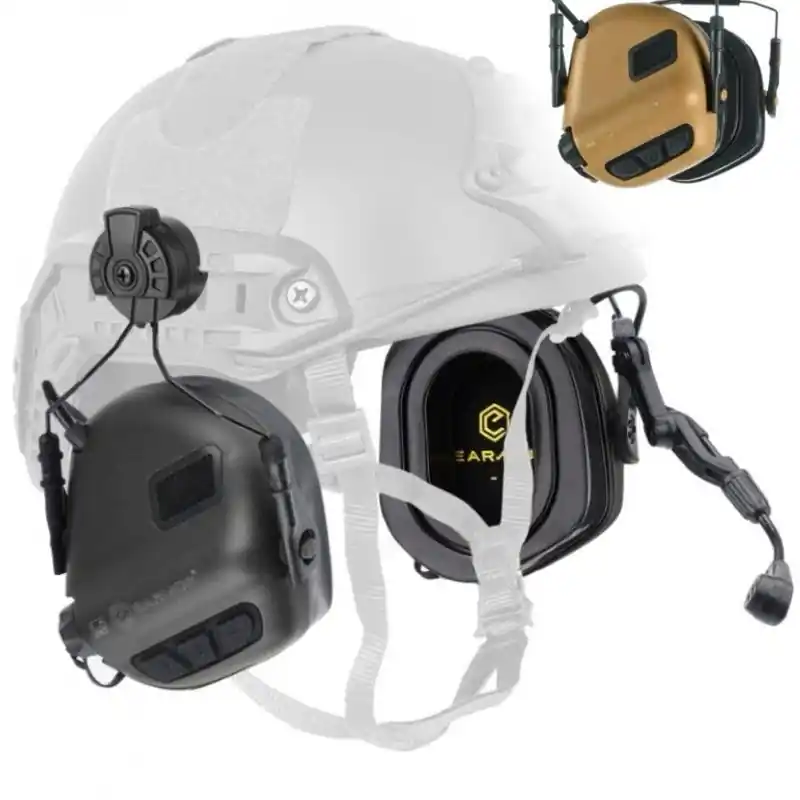 CUFFIE PER ELMETTO M32H PLUS COYOTE BROWN