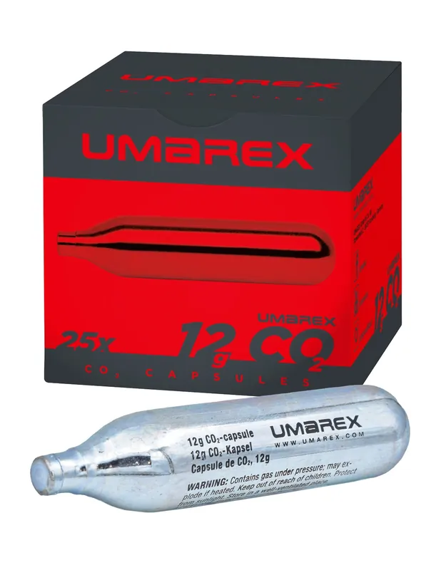 CONFEZIONE DA 25 CAPSULE DI CO2 UMAREX