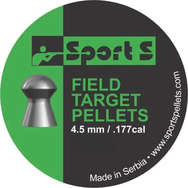 PIOMBINI FIELD TARGET CALIBRO 4,5mm/.177 A TESTA STONDATA SPORT S 500PCS