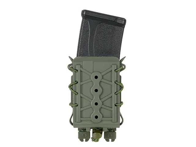TASCA UNIVERSALE PORTA CARICATORE CAL. 5.56/7.62 IN POLIMERO VERDE