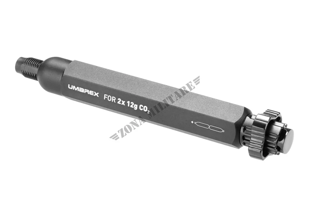 ADATTATORE DA 88gr PER 2X BOMBOLETTE DI CO2 DA 12gr UMAREX