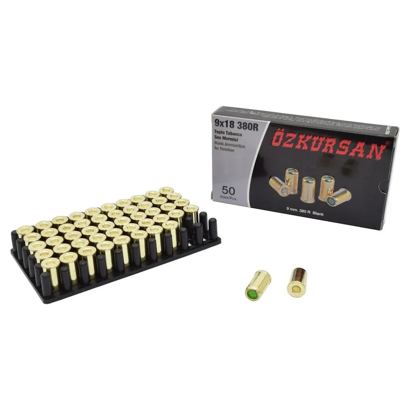 CARTUCCE A SALVE CALIBRO 380 R 50 PCS ÖZKURSAN