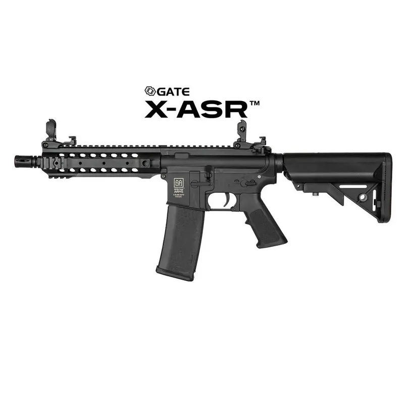 FUCILE SOFTAIR ELETTRICO SA-F01 FLEX X-ASR NERO SPECNA ARMS