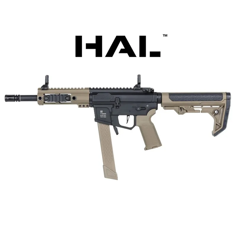 FUCILE SOFTAIR ELETTRICO SA-FX01 FLEX GEN.2 HAL ETU NERO/TAN SPECNA ARMS