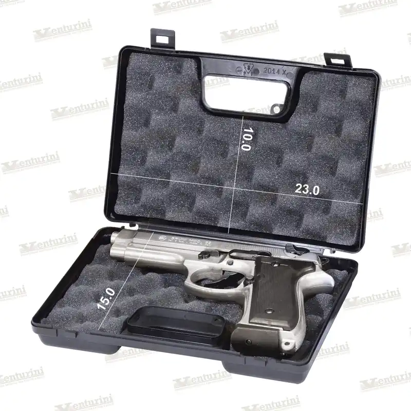 VALIGETTA RIGIDA IMBOTTITA IN P.P. PER PISTOLE DIMENSIONE 24x16x5,0