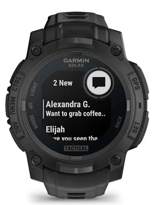 SMARTWATCH INSTINCT 3 45mm SOLAR TACTICAL EDITION GARMIN