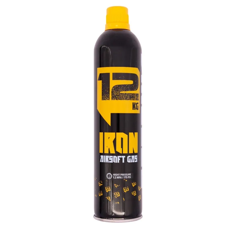 BOMBOLA DI GREEN GAS DA 600ml IRON 12Kg ARSENIC