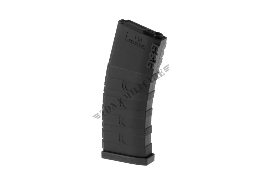 CARICATORE IN POLIMERO MID-CAP DA 120rds PER GR16 NERO G&G