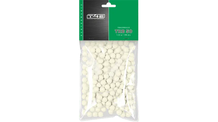 CONFEZIONE DA 100 PALLETTONI T4E CALIBRO .50 TRB 1.14G FLUORESCENTI UMAREX