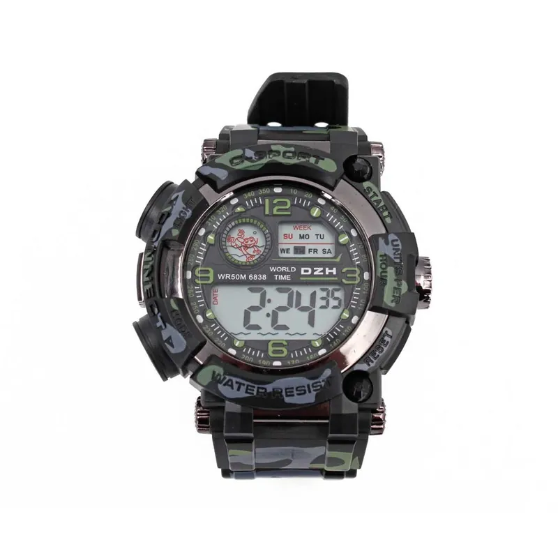 OROLOGIO TATTICO DZM 6863 CON CINTURINO MIMETICO FORAVENTURE