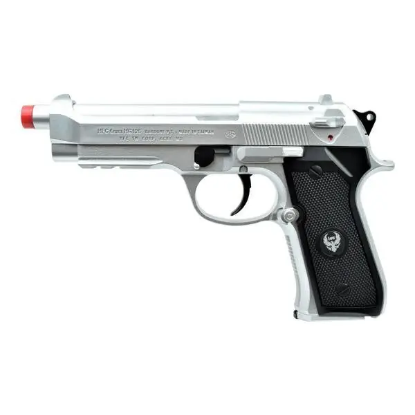 PISTOLA SOFTAIR A GAS HG-126 ARGENTATA HFC