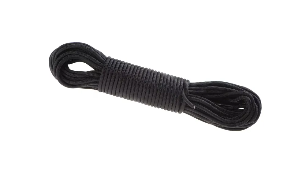 MATASSINA CORDINO PARACORD TYPE III 550 20MT COLORE NERO