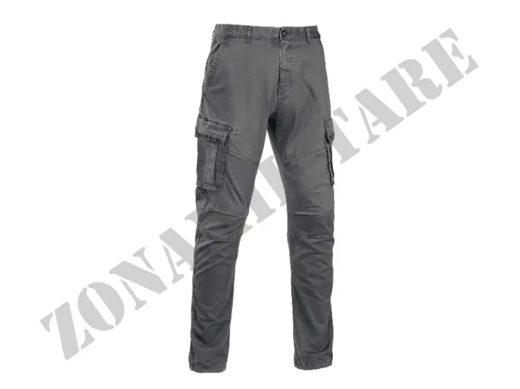 Pantalone Lungo Cargo Colore Wolf Gray DEFCON 5