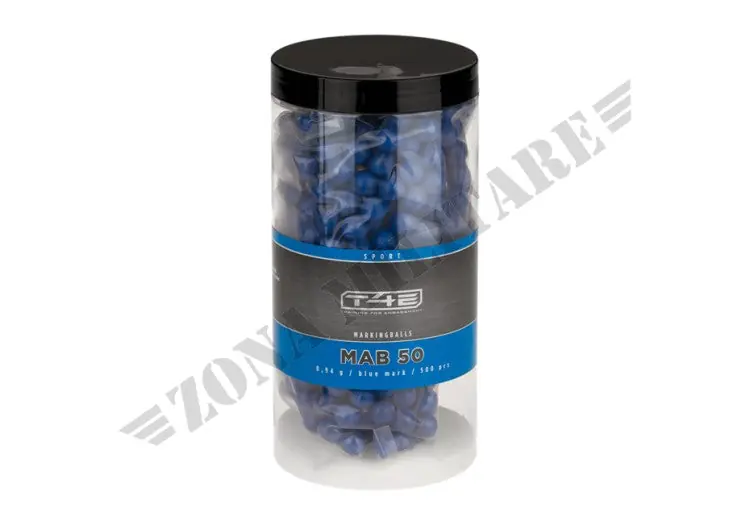 Munizioni .50 Sport Mab 50 Marking Balls Blue 0.94G 500Rds T4E