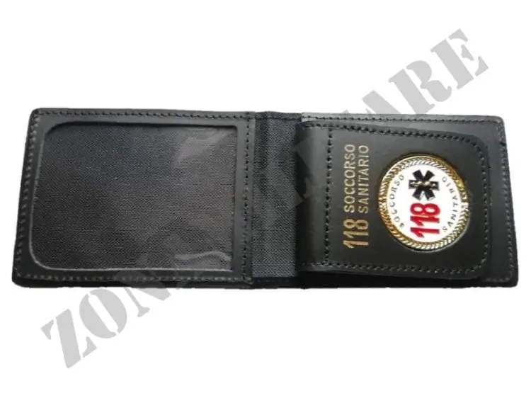Portafoglio 118 Soccorso Sanitario IN CUOIO Vega Holster