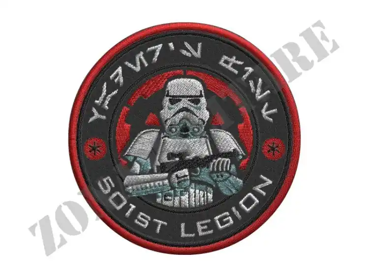 Patch Ricamata Star Wars 501St Legion Con Velcro