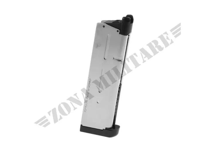 Caricatore M1911 Meu Gbb 24Rds Silver Kj Works