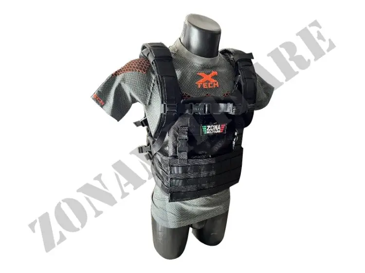 Tattico Plate Carrier Tattico + Zaino Black Defcon 5