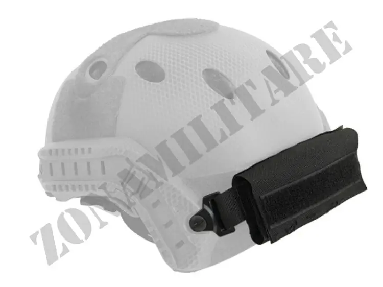 Rear Counterweight Accessory Pouch For Fast Helmets Black