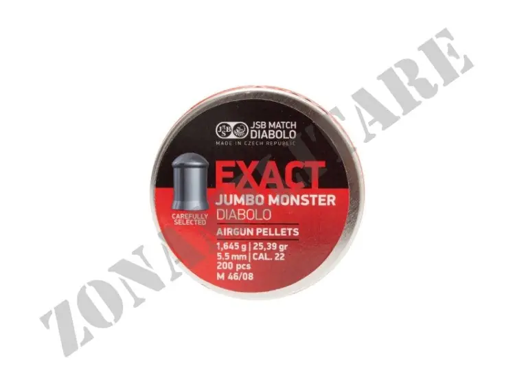 Piombini Jsb Exact Jumbo Exact Monster Cal.5,52 Confezione Da 200 Colpi