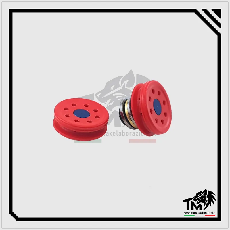 TESTA PISTONE RED POWER CON FORI RADIALI IN DELRIN TOP MAX