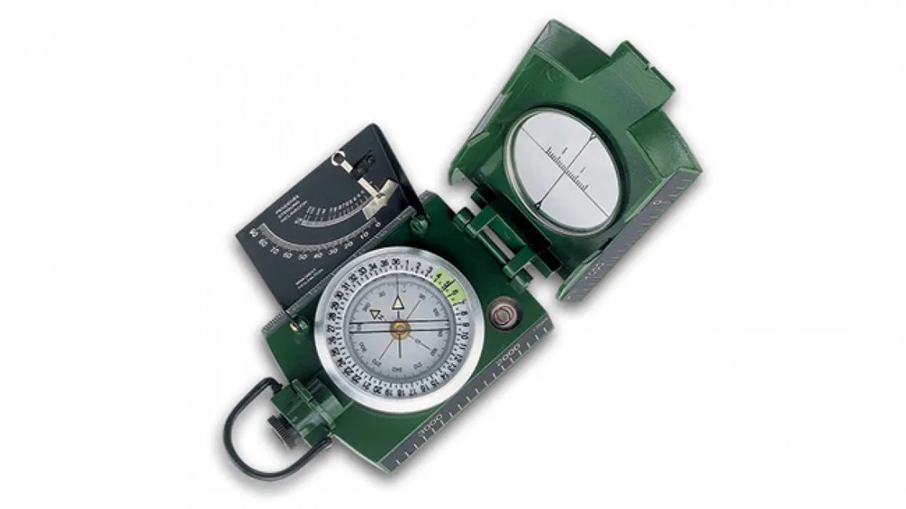 BUSSOLA MILITARE KONUSTAR 11 VERDE IN METALLO CON CLINOMETRO KONUS