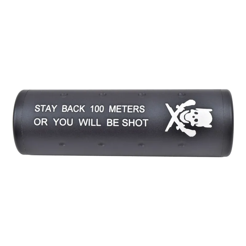 SILENZIATORE ARAB SKULL 110mm NERO BIG DRAGON