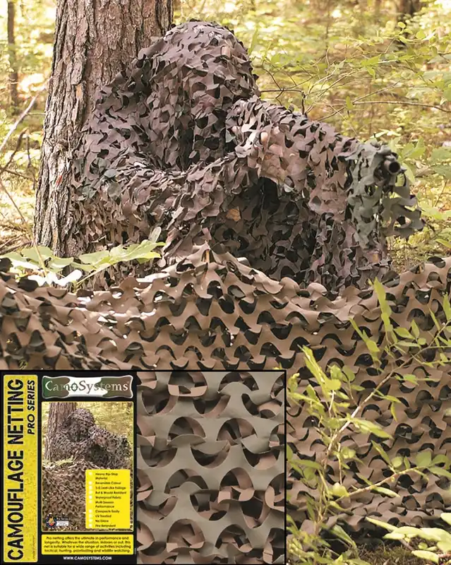 rete 2,4 X 6,0 Mt "CRAZY CAMO" colore woodland miltec