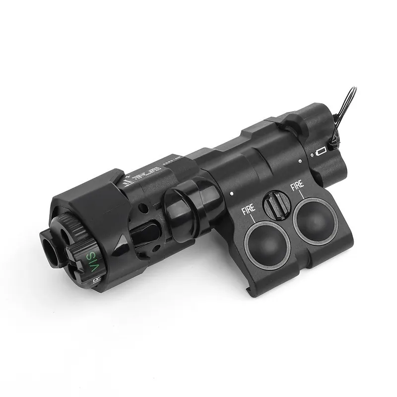 SISTEMA DI PUNTAMENTO MAWL C1 NYLON LASER ROSSO/IR CON LUCE LED/LED IR NERO WADSN